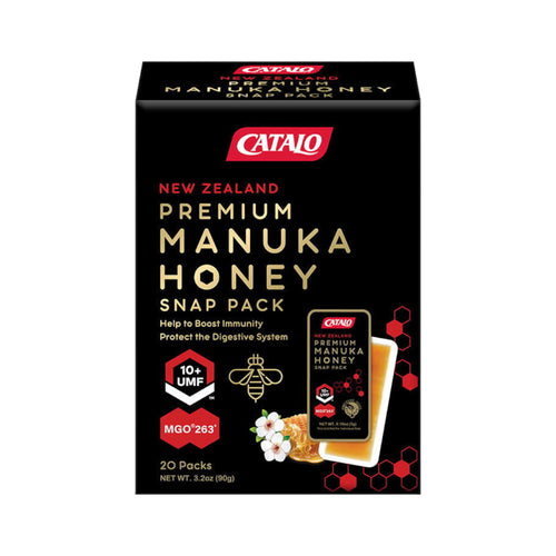 CATALO Active UMF 10+ Manuka Honey Snap Pack 20 Packs