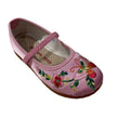 Golden Step Girl's Embroidered Shoes (Pink)