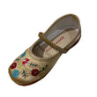 Golden Step Girl's Embroidered Shoes (Gold)