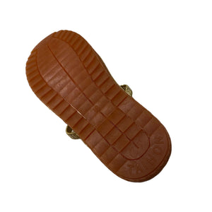 Golden Step Girl's Embroidered Shoes (Gold)