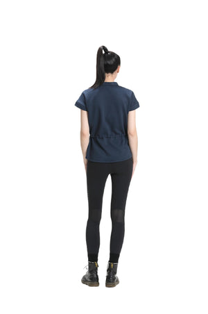 Navy Drawstring Top