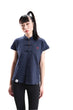 Navy Drawstring Top