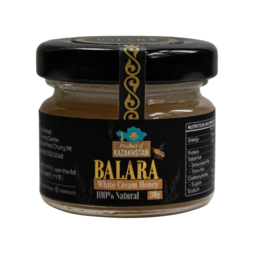 Balara White Cream Honey-100_ Organic Kazakhstani Honey(30G)