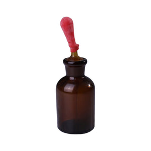 *Maroon Glass Dropping Bottle 60ml