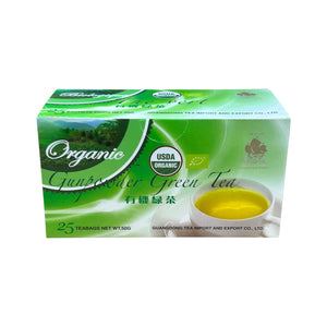 Golden Sail Brand Organic Green Tea Bags (25 tea bags)