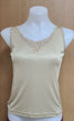 WILLY Ladies' 100% Silk V Neck Lace Vest