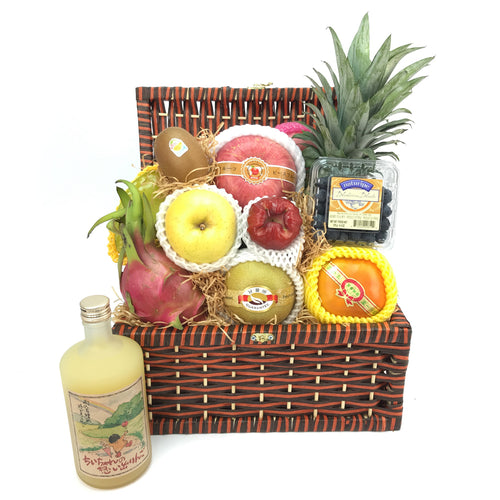 Picnic Under Moonlight Mid-Autumn Festival Fruit Hamper (YWMAF193R) H03