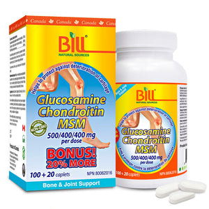 Bill Glucosamine Chondroitin MSM 500mg(120 caplets)
