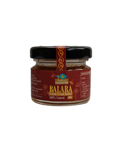 Balara Yellow Cream Honey-100% Organic Kazakhstani Honey(30G)
