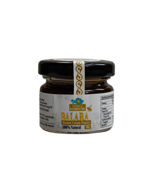 Balara Brown Cream Honey-100% Organic Kazakhstani Honey(30G)