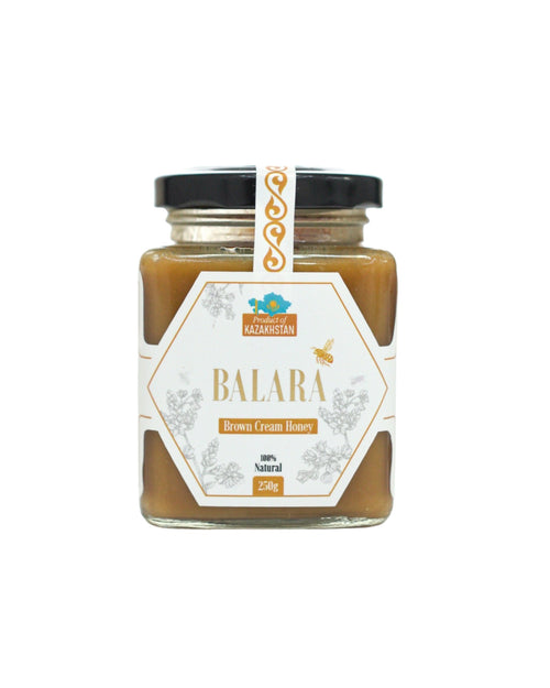 Balara Brown Cream Honey-100% Organic Kazakhstani Honey(250G)