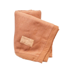 Double Sheep Camel Hair Blend Single Blanket