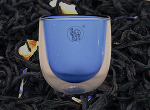 Camel Joy Series Double-Layer Glass Mini Glass Insulation Cup 180ml(Bl