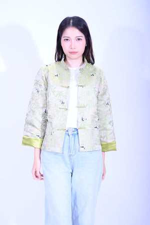 Line & Curve Ladies Silk Song Brocade JacketYL246-25