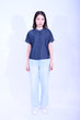 Line & Curve Ladies Demin Short Sleeves TopYL236F-10