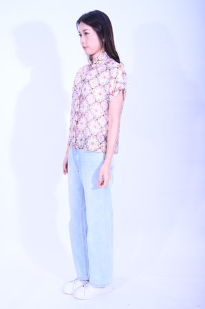 Line & Curve Ladies Ramie Short Sleeves TopS05R26-10
