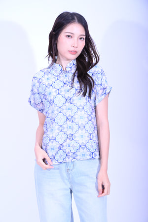 Line & Curve Ladies Ramie Short Sleeves TopS05R26-9