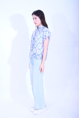 Line & Curve Ladies Ramie Short Sleeves TopS05R26-9