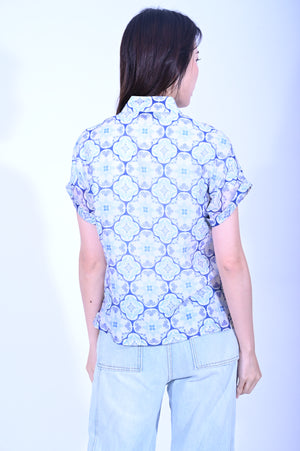 Line & Curve Ladies Ramie Short Sleeves TopS05R26-9