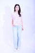 Line & Curve Ladies Cotton Short Sleeves TopYL236F-9