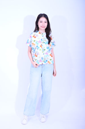 Line & Curve Ladies Cotton Short Sleeves TopYL236F-6
