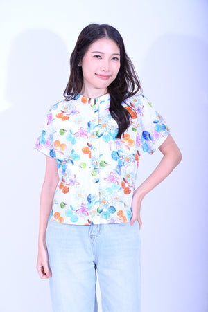 Line & Curve Ladies Cotton Short Sleeves TopYL236F-6
