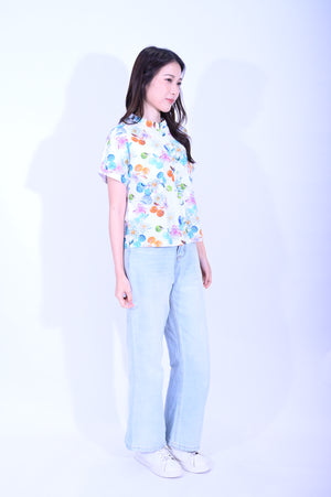 Line & Curve Ladies Cotton Short Sleeves TopYL236F-6