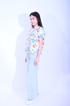 Line & Curve Ladies Cotton Short Sleeves TopYL236F-6