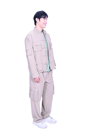 CYPHERHOOD Chinese Military Pants Light Khaki