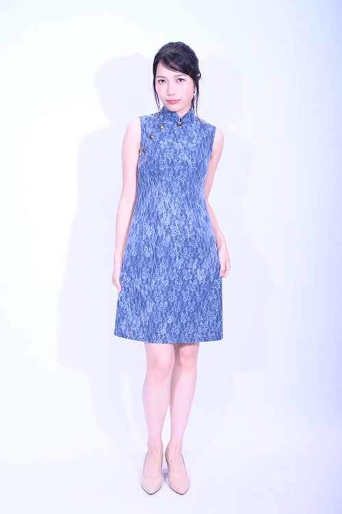 Line & Curve Ladies Denim Qi PaoYL1136-6