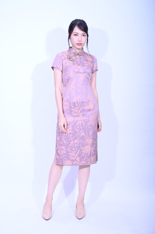 Line & Curve Ladies Silk Qi PaoYL1173-3