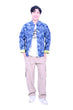 Line & Curve Men's Cotton Jersey Tang Jacket Dark blue