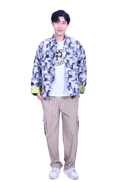Line & Curve Men's Tang Jacket Grey