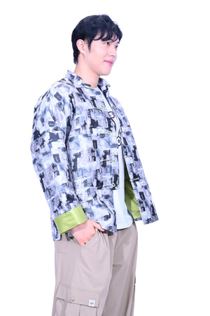 Line & Curve Men's Tang Jacket Grey
