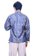 Line & Curve Men's Cotton Jersey Tang Jacket Royal Blue