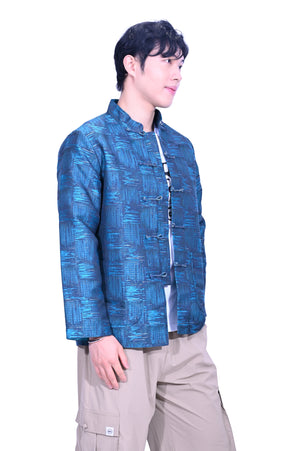 Line & Curve Men's Tang Jacket Peacock blue