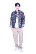 Line & Curve Men's Cotton Jersey Tang Jacket  Black