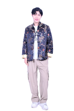 Yue Hwa Men's Tang Jacket Black