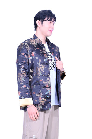Yue Hwa Men's Tang Jacket Black