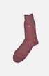 Mercerized Cotton Executive Socks(Burgundy)