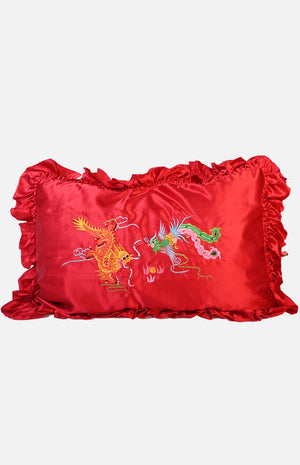 Emb'd Satin Pillow Cases