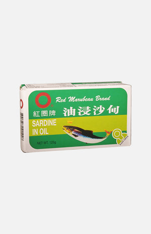 Red Marubean Brand Sardine in Oil (125g)