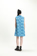 Blue Sleeveless Loose Cheongsam