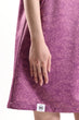 Purple Puff Sleeve Cheongsam