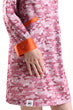 Pink Long Sleeve Loose Cheongsam