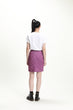 Purple Printed Skirt