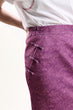 Purple Printed Skirt